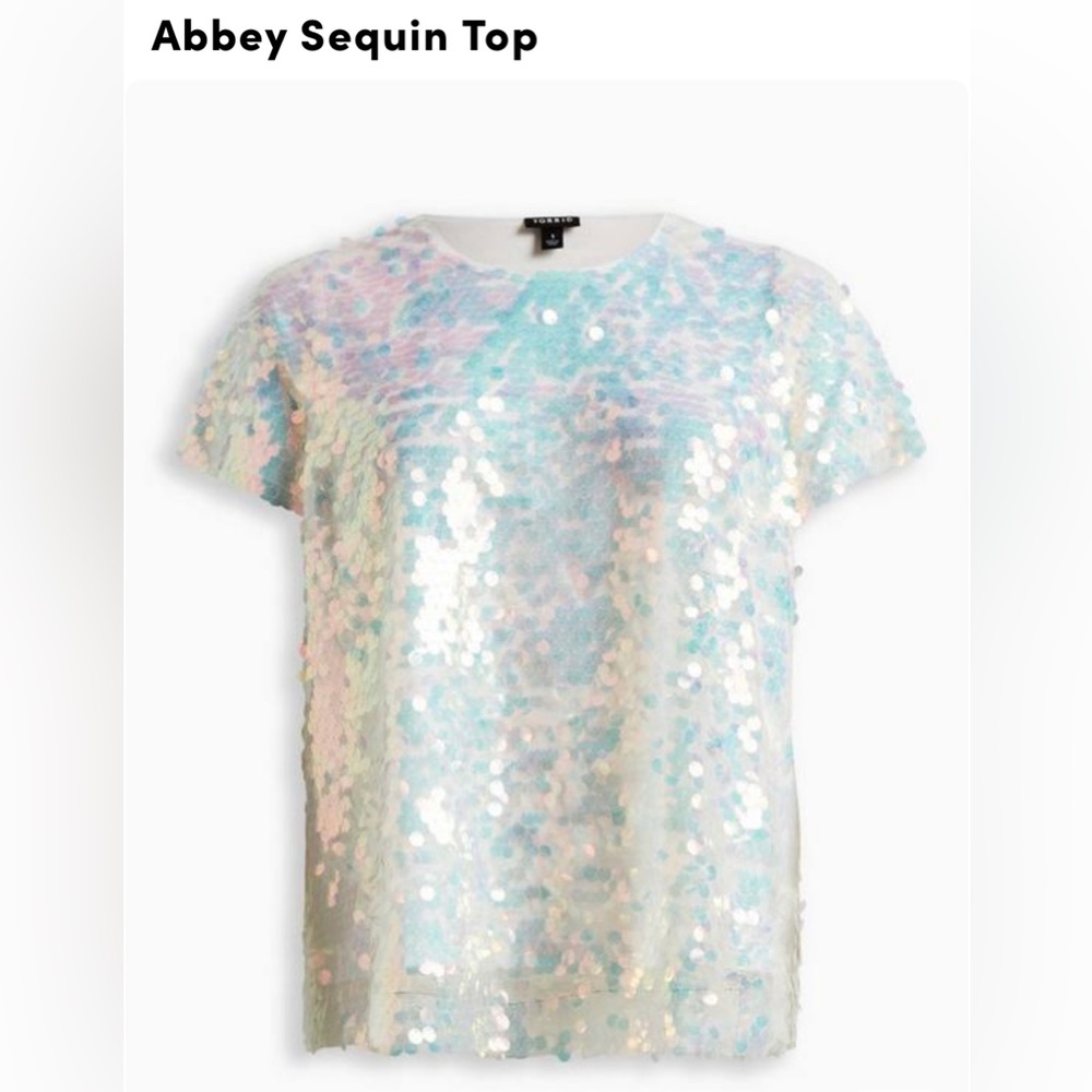 Torrid Abbey Sequin Top-Size 2 (18-20)